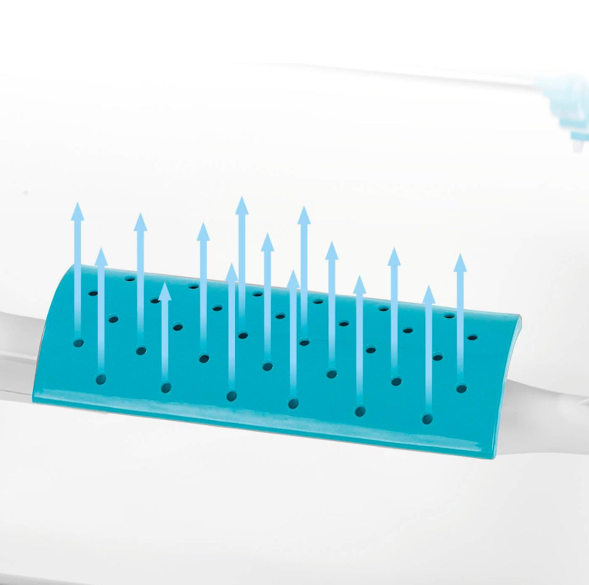 Stendibiancheria Hypercool a flusso d'aria, asciugatura rapida.